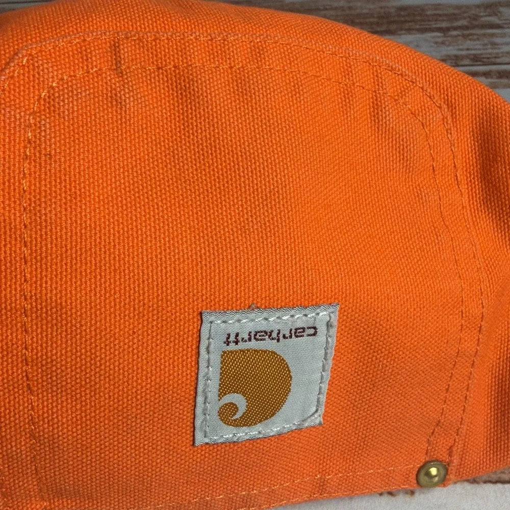Carhartt Dog Coat Orange Canvas Quilted Insulated Chore Jacket Medium